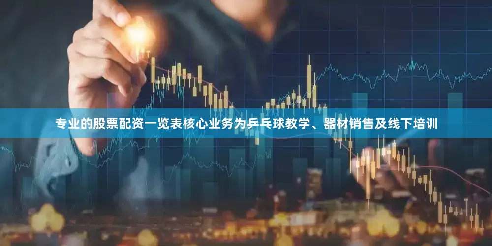 专业的股票配资一览表核心业务为乒乓球教学、器材销售及线下培训